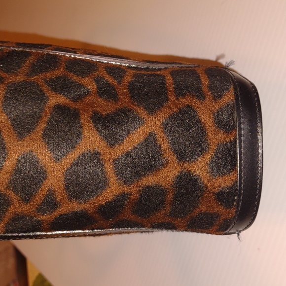 👜VINTAGE👜 MAXX OF NY Tote in Amimal Print 🦒 - Picture 3 of 9